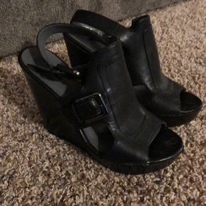 Black Calvin Klein heels